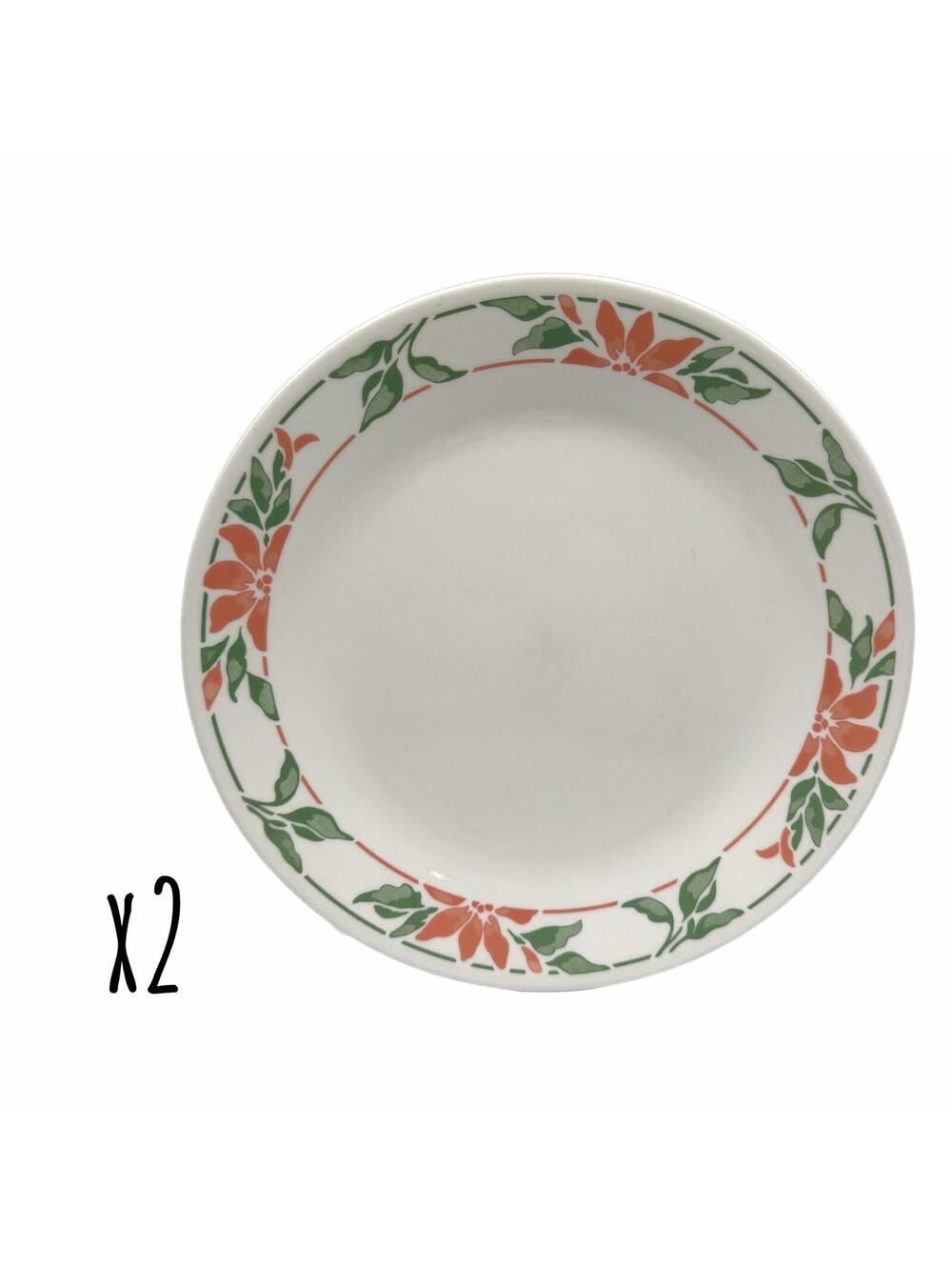 Set of 2 Vintage Corelle Island Breeze 10.25” Dinner Plates